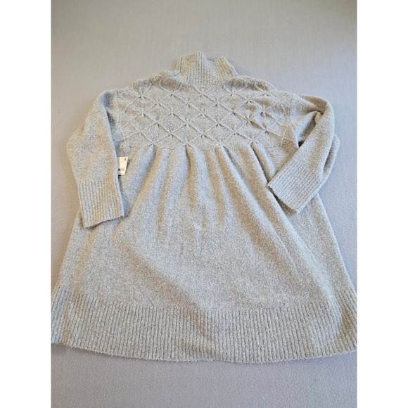 Free People Dresses & Skirts - Free People Sweater Dress Womens Small Heather Gray Smocked Mock Neck OB1778065